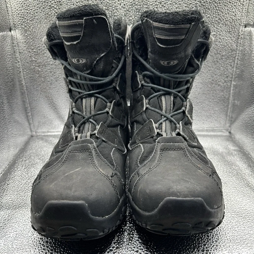 Salomon Tundra Boots Mens US 8.5 Thinsulate Insulation Contragrip GTX Shoes Snow
